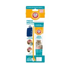 ARM&HAMMER 貓用潔牙訓練套組 酵素牙膏*1+訓練牙刷*1+牙刷套*1, 67.5g, 1組