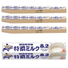 UHA 味覺糖 特濃牛奶條糖 嚴選北海道牛奶製成, 37g, 30條