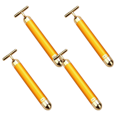 Panatec 沛莉緹 24 K 金 T 型按摩美容棒, 多功能可換頭, K-347 型號, 4支