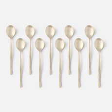 NICOTT Satin gold 茶匙, 單一顏色, 10個