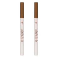 Code Glokolor MONO 自動眉筆, 2個, 03 自然棕