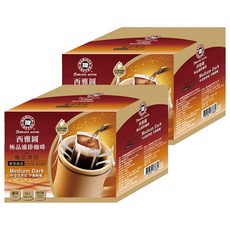 BARISTA COFFEE 西雅圖 極品濾掛咖啡 深焙家常綜合, 10包, 8g, 2盒
