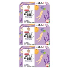 SONGWON 松園食品 梨桔梗麥門冬茶 茶包, 3個, 20入, 1g