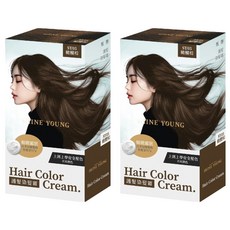 SHINE YOUNG 炫艷 護髮染髮霜 SY05, 2個, 橄欖棕