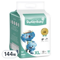 대디베이비 골드 팬티기저귀 남아용, 특대형(XL), 144매