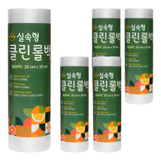 원스마켓 식품포장용 위생롤백 중형 25cm x 35cm, 중(M), 500개입, 5개