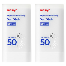 마녀공장 히알루론 하이드레이팅 선스틱 SPF50+ PA++++, 18g, 2개