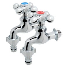 ER Tech 陽台快拆分離式洗衣機冷水+熱水水龍頭組, 1套