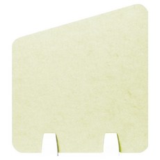 소리가 비앤비 사무실 책상 공간분리 측면부 사선형 파티션 M(360 x 390 mm), 메론