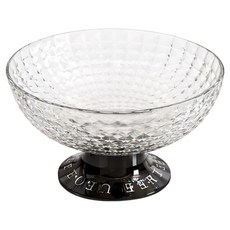루루오 물빠짐 다용도 트레이, 02 블랙 투명, 1개