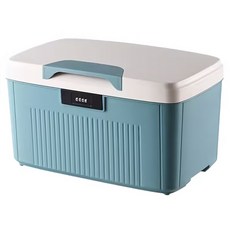 FAmILyLIFE 生活 珍藏加厚4碼密碼收納箱 25L, 藍色, 1個