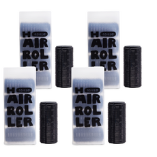 SSIZZO 簡易造型豐盈波浪髮捲 小號, 16個, 黑色