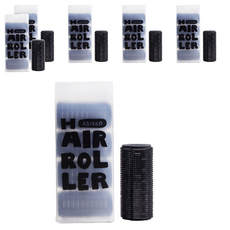 SSIZZO 簡易造型豐盈波浪髮捲 小號, 24個, 黑色