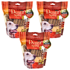 GOODIES 全種犬適用 無穀低敏潔牙棒, 十字造型, 500g, 3包