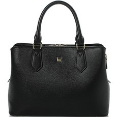 MCLANEE 皮革手提斜肩包, 黑色、深藍色、灰紫色、酒紅色