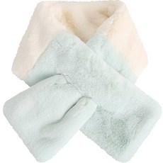 슈펜키즈 아동용 겨울공주 배색 퍼 머플러 VKMM20W02