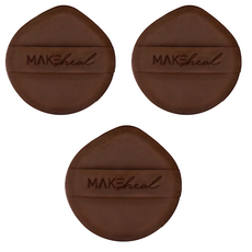 MAKEheal 雲胖胖粉撲+盒套裝, 混合顏色, 3個