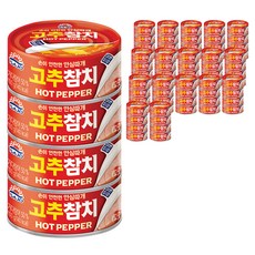 사조 고추참치 안심따개, 100g, 72개