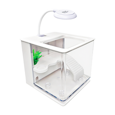 Crabaqua 小螃蟹 懶人烏龜缸, 白色, 1個