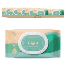 comet Pure Light系列 嬰幼兒濕紙巾 掀蓋式, 120張, 10包