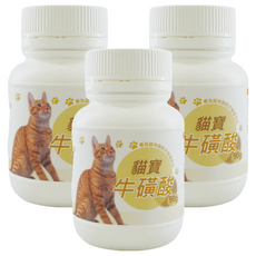 貓寶 牛磺酸, 90g 貓咪專用, 增強免疫力, 3罐