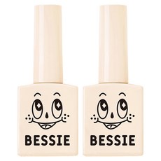 BESSIE 彩色糖漿凝膠, S01蕾絲米色, 11ml, 2個