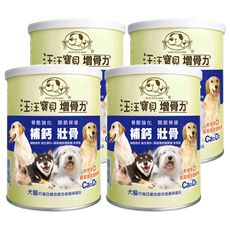 wow wow baby 汪汪寶貝 增骨力, 含軟骨素與葡萄糖胺, 骨骼強化, 添加8種維生素, 犬貓適用, 關節保健, 4罐, 1入