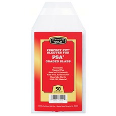 Cardboard Gold PSA鑑定卡卡膜 50張入一包 透明色, 1包