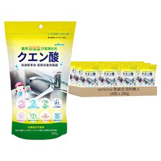 ezHome 家庭生活的達人 檸檬酸 280g 天然檸檬酸 有效去除水垢、皂垢、尿垢等頑固污漬, 18包