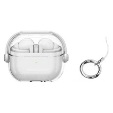 텐브릿지 버즈3 3프로 호환 헤드셋 클리어 링 스탠딩케이스, 투명화이트, 1개