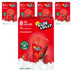 코로 썬롤리 아이스 딸기 8p, 480ml, 5개