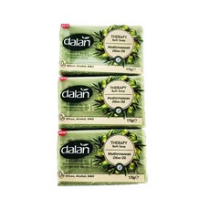 dalan 達欖 植萃療浴皂 橄欖油迷迭香 175g - 地中海橄欖油，不含矽，酒精，基因改造, 3個