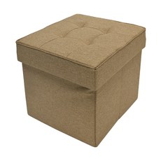 IRIS OHYAMA 愛麗思歐雅瑪 折疊收納椅凳 SSTR 38 38 x 38 x 35cm, 棕色, 1個