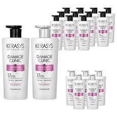 KERASYS 受損修護蛋白洗髮精 750ml 2入 + 潤髮乳 750ml 1入, 6個