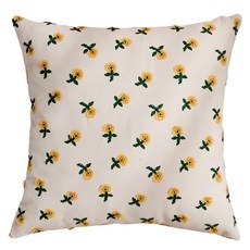 春天綉花抱枕套 純棉