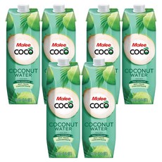 말리 코코넛워터, 1L, 6개