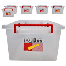 KEYWAY 聯府 全方位收納箱 7.5L, EQ-06 手把顏色隨機, 6個