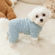 petit dog 寵物 Honey Fur 連身衣, 藍色