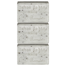 法國DAMPA1975 普羅旺斯馬賽香皂 迷迭香 125g, 3個