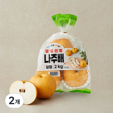 다복 당도선별 알뜰 나주배, 2개, 2kg(3~5개입)