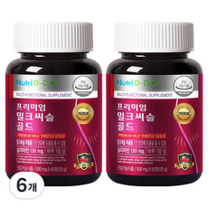 뉴트리디데이 프리미엄 밀크씨슬 골드 30g, 60정, 6개