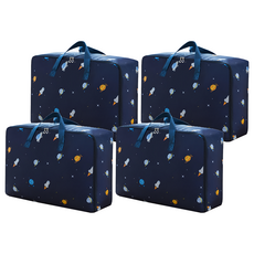 DIOCELL 整潔收納多功能棉被整理箱 特大號 火箭款, 火箭, 4個