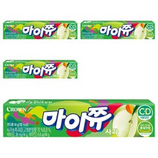 크라운 마이쮸 사과, 4개, 44g