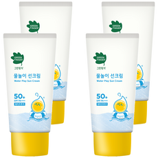 GREEN FINGER 綠手指 幼兒戶外滋潤防水防曬乳 SPF50+ PA++++, 50ml, 4瓶