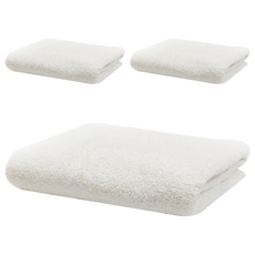 MASTER cotton 棉大師 純棉毛巾套組 台灣製造, 無染紗, 1組