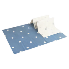 mugu 沐咕寶貝 輕巧無毒折疊地墊, 藍色迷你象