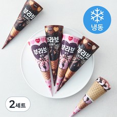 해태아이스 부라보 딸기 3개입 + 초코청크 3개입 세트 (냉동), 150ml, 6개입, 2세트