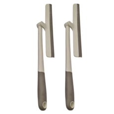 360度玻璃刮水器, 灰色, 2入組, 尺寸 34.5 x 27cm, 1組