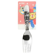 KOM 馬戲團系列 316不鏽鋼兒童叉, 獅子, 13.3 x 2.7cm, 4個