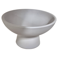 日式劍山花藝 陶瓷高台花器 圓弧, 圓弧 白色, S(13 x 8cm)